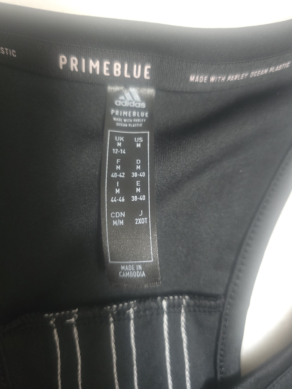 Adidas Black Racerback Performance Tank - Picture 7 of 9